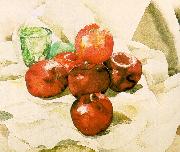 Demuth, Charles Still Life with Apples and a Green Glass oil painting